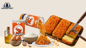 Nguyên liệu để làm Bánh mì ruốc Lucky