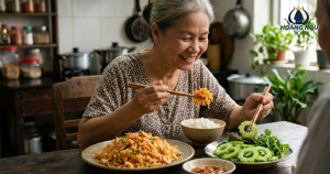 Người già cũng có thể ăn được ruốc tôm Hoàng Ngư