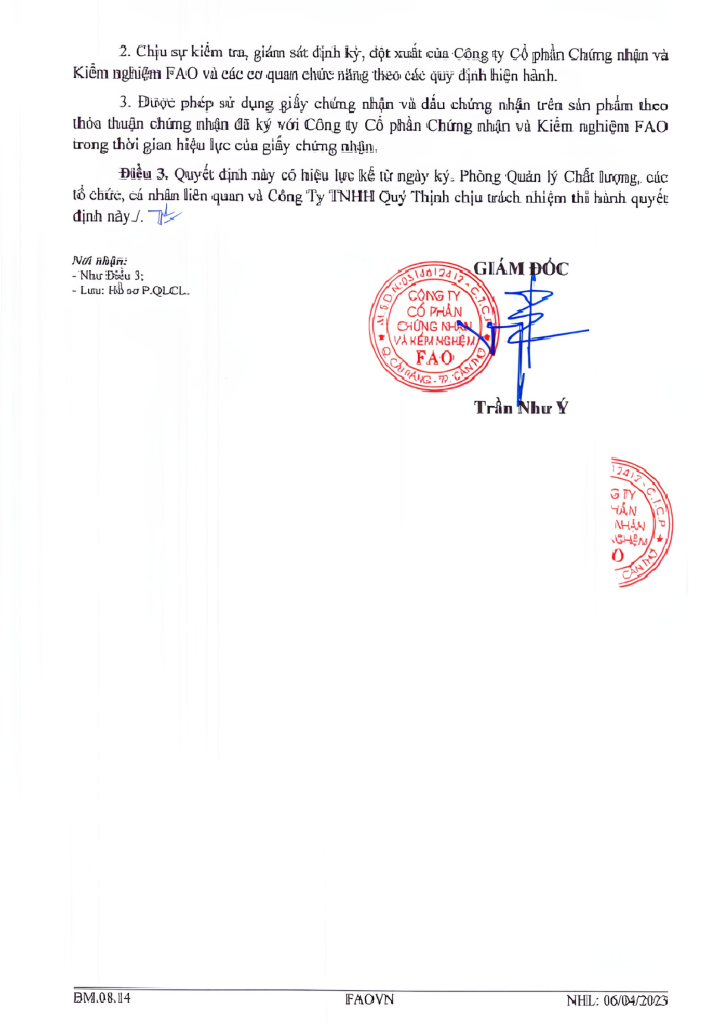 giấy vệ sinh an toàn thực phẩm hoàng ngư